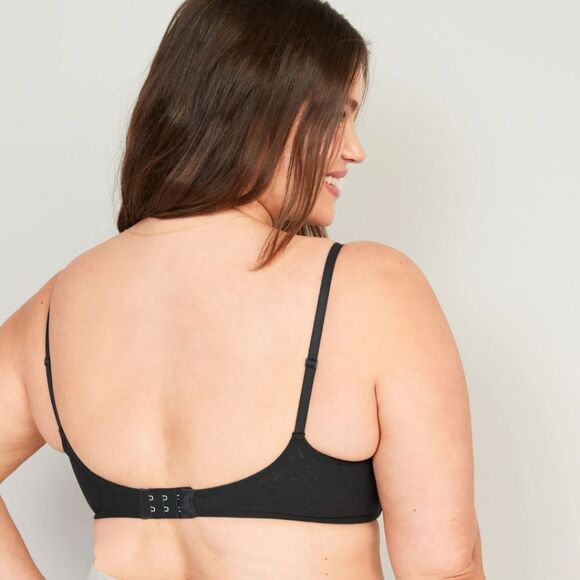 New With Tags Old Navy Size 48D Black Mesh‎ Underwire Balconette Bra - Picture 3 of 8